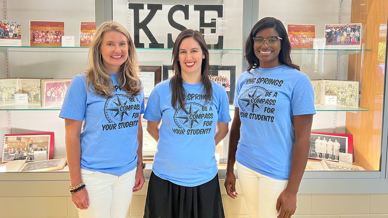 King Springs Counselors: Elizabeth Hatcher, Jessie Kelley, and India Adams